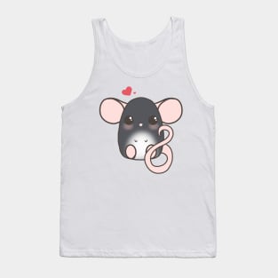 Cute Rat - Dumbo Grey Tank Top